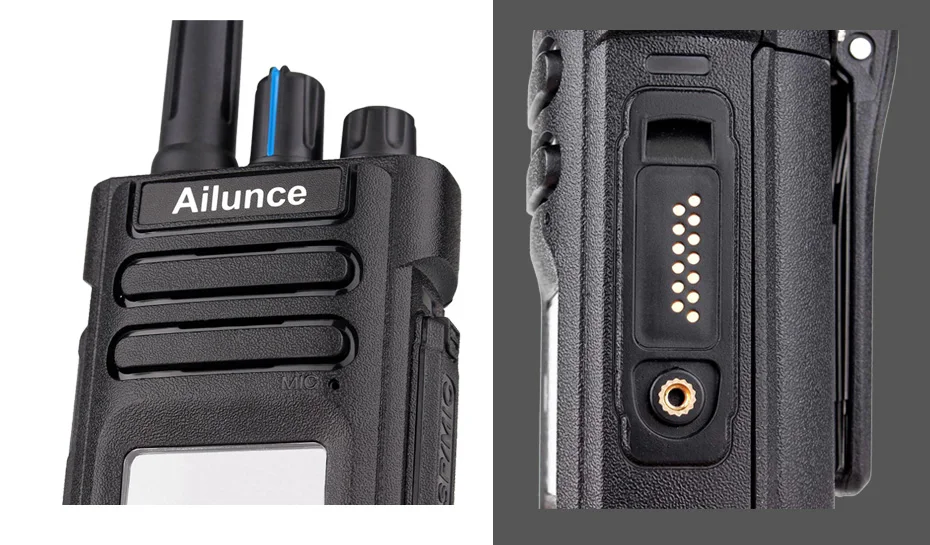 2 шт. Retevis DMR Ailunce HD1 Цифровой Walkie Talkie 10 Вт (gps опционально) IP67 Водонепроницаемый УКВ Dual Band Любительское Amateur Radio + кабель