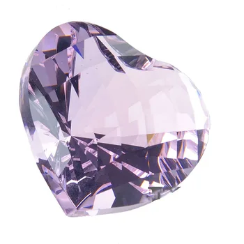 

55mm Quartz Crystal Glass Diamond Paperweights Crystals Feng Shui Crystals kehribar ham Crafts For Home Weding vase Decor gifts