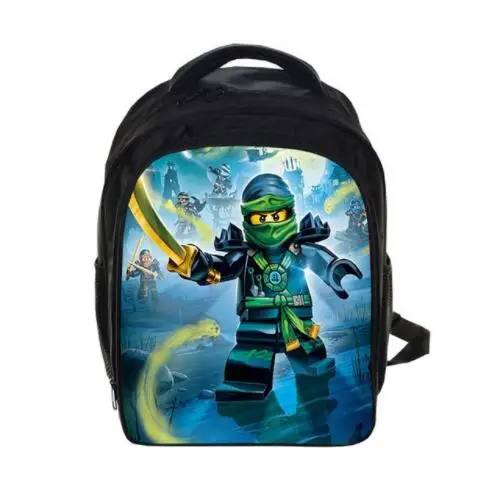 

New Lego Backpacks Gifts for Boys Girls Kids Cartoon Movie Lego Ninjago Pattern School Bag with Pencile Case Mochila Para Ninos