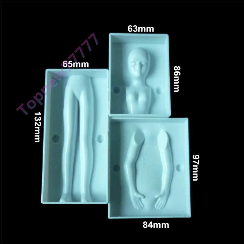 Baking Decoration Fondant 3D People Shaped Cake Figure Mold Human Body