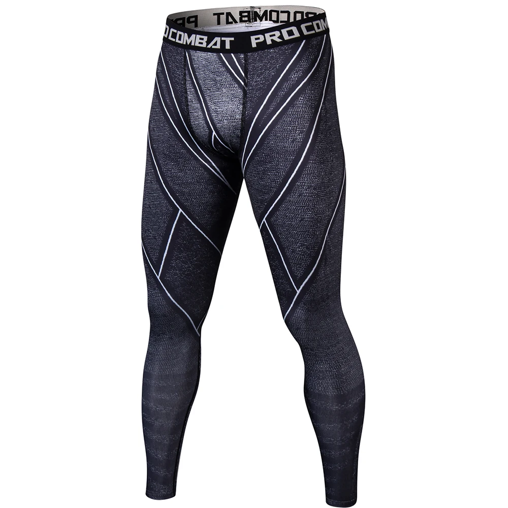 

Flash 3D Printed Leggings Men Pattern Compression Tights Pants New Arrival Skinny Sweatpants Fitness Trousers Male