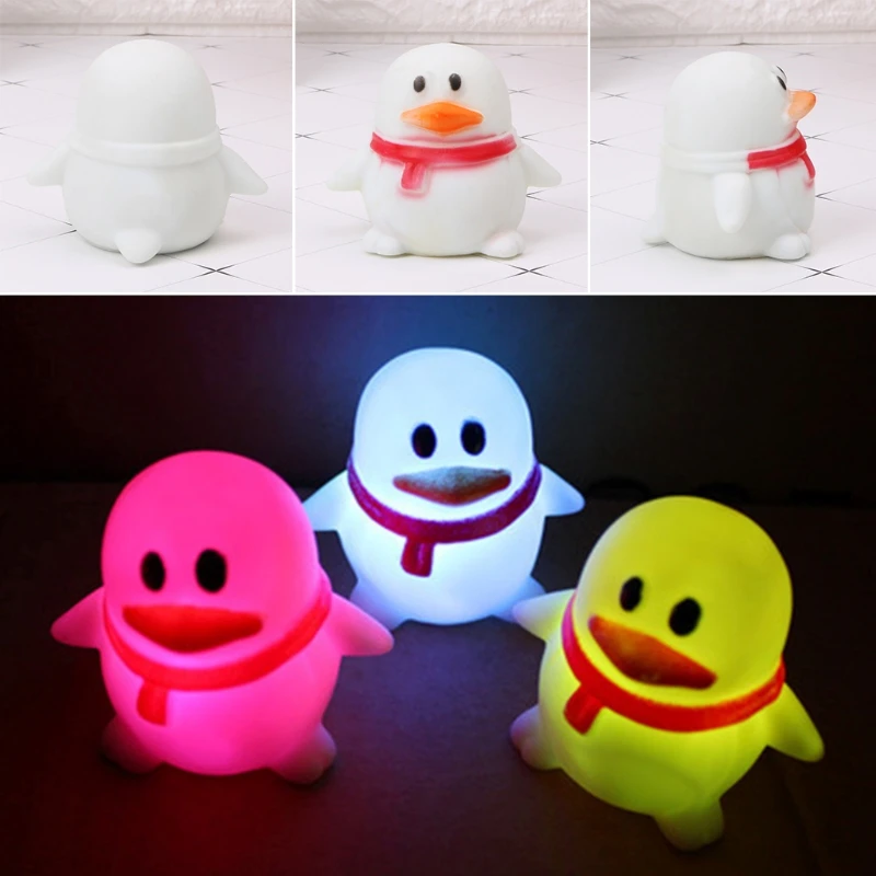 HBB 1 шт. Романтический Пингвин светодиодный светильник, ночник для дома, вечерние украшения, рождественский подарок для детей, светящиеся игрушки для взрослых и детей