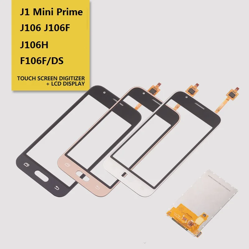 

LCD Display Screen + Touch Screen Digitizer Sensor For Samsung Galaxy J1 Mini Prime J106 J106F J106H J106F/DS + Adhesive + Kits