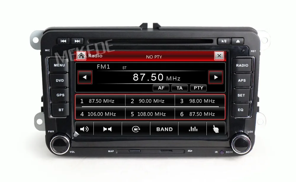 Excellent minimum price ! 7" Car DVD For VW GPS Navigation original menu for GOLF 6 polo Bora JETTA MK4 OCTAVIA Fabia GPS free ship 17