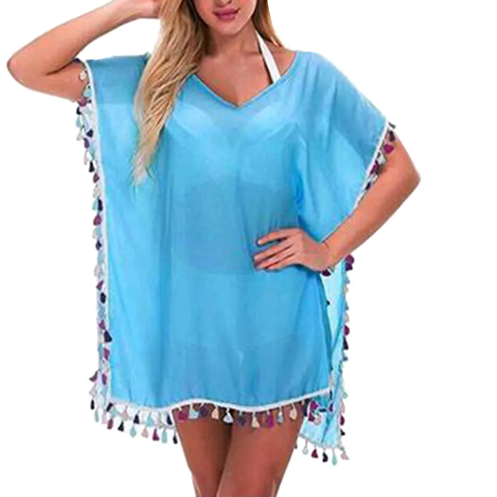 Женский летний перспективный сплошной черный купальник накидка бикини