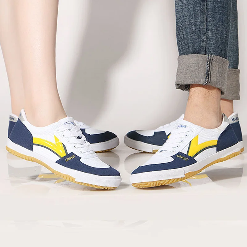 USHINE EU35-44 Canvas Retro Comprehensive Fitness Training Sports Shoes Badminton Table Tennis sports shoes