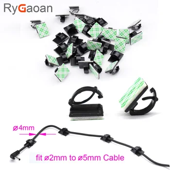 

RyGaoan 30 piece Multifunctional Adhesive Car Charger Line Holder USB Cable Car Clip Interior Accessories Auto Fastener & Clip