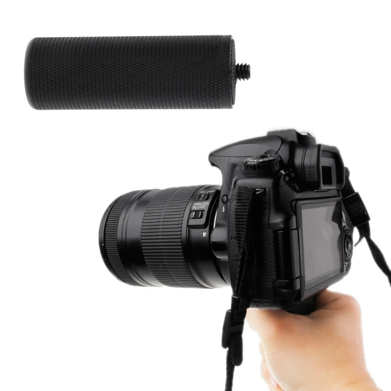 1/4" Metal Handle Hand Grip Stabilizer Stick for LED Flash Light Video Camera camera gimbal stabilizer