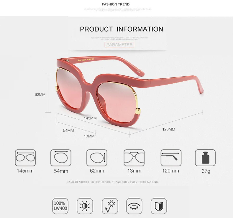 YDO Stylish Square Sunglasses Women Luxury Brand Designer Elgant Lady Sun Glasses 2018 Wrap Geometry Frame Shades UV400 Eyewear (3)