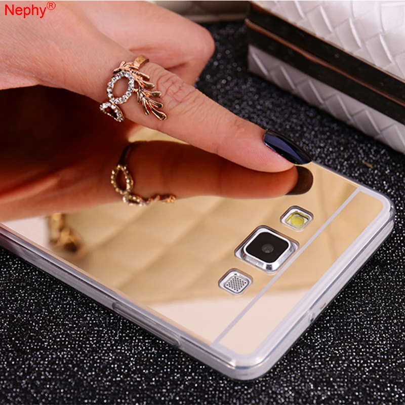 

Nephy Luxury Mirror Case For Samsung Galaxy A5 A7 2015 A3 2016 2017 A6 A8 Plus 2018 Mobile Phone Cover Soft TPU Silicon Casing