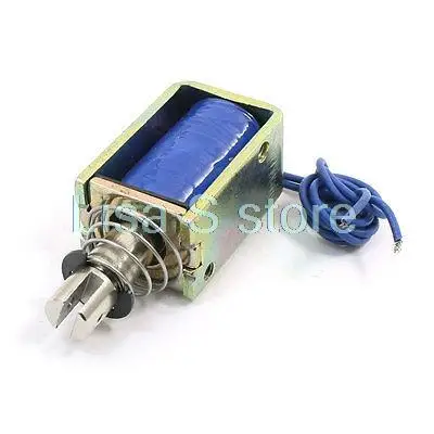 

ZYE1-1039 DC12V Open Frame Solenoid Electromagnet w Spring Plunger