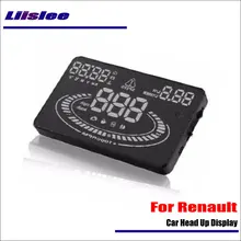 Liislee для Renault Megane автомобиля OBD2 превышение скорости Предупреждение головой вверх Дисплей вождения экранный проектор-отражающий лобовое стекло