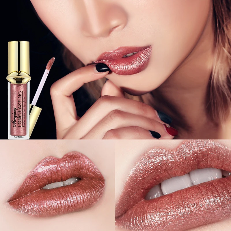 

12Colors Lipstick Lip Lingerie Pearl Matte Liquid Lipstick Waterproof Lip Gloss Long Lasting Makeup Maquillage Cosmetics Make up