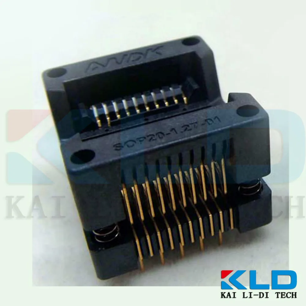 Sop20 IC socket Programmer переходник andk более высокого качества чем Enplas OTS 20 1.27 01 с двойным