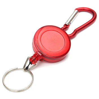 

Perfect-2 PCS BADGE REEL - RETRACTABLE RECOIL YOYO SKI PASS ID CARD HOLDER KEY CHAIN Amount:2Pcs