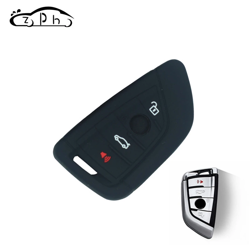 

Soft Silicone Car Key Case Key Cover Key Shell Protector for BMW X5 F15 X6 F16 G30 7 Series G11 X1 F48 F39 Accessories Free Ship
