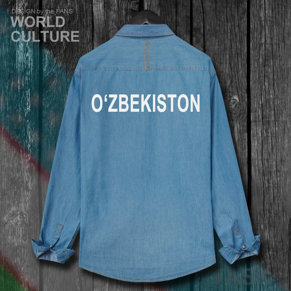 Узбекский УЗБ О 'zbekiston узбекский стиль мужская одежда осенние джинсы рубашка
