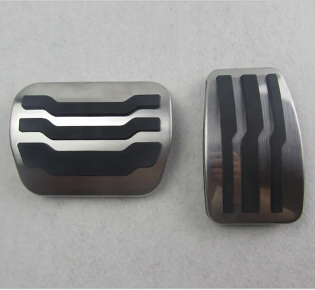 Stainless Steel Antiskid F150 Gas Brake Foot Pedal Pads Direct Stainless Steel Antiskid F150 Gas Brake Foot Pedal Pads Direct Replacement For 2005 2017 Ford Throttle