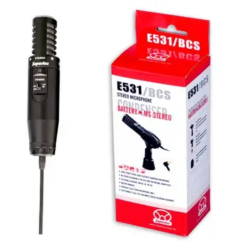 

SUPERLUX E531B external DV recording camera interview microphone MS stereo microphone high quality