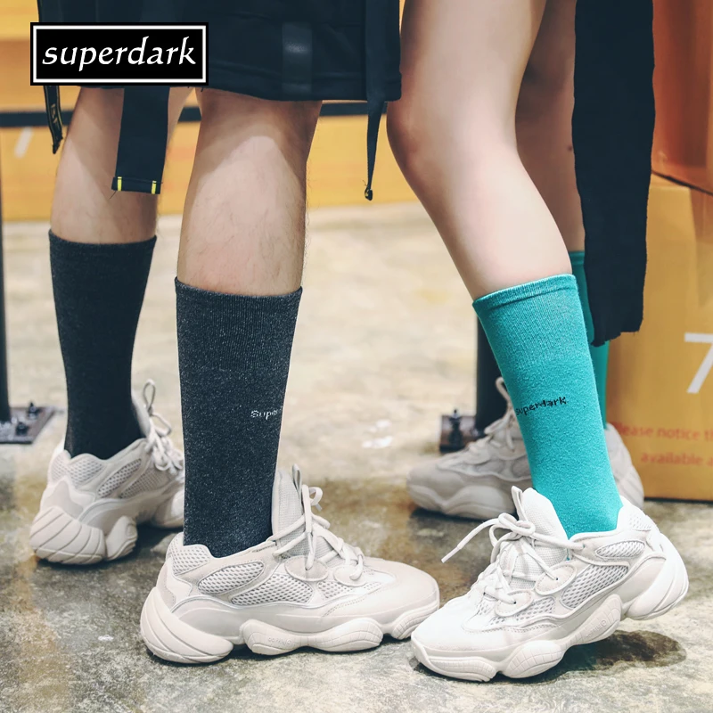 Корейские длинные хлопковые носки ins в английском стиле для колледжа для мужчин/женщин, брендовые уличные носки в Европейском/американском стиле в стиле хип-хоп, носки для скейтбординга