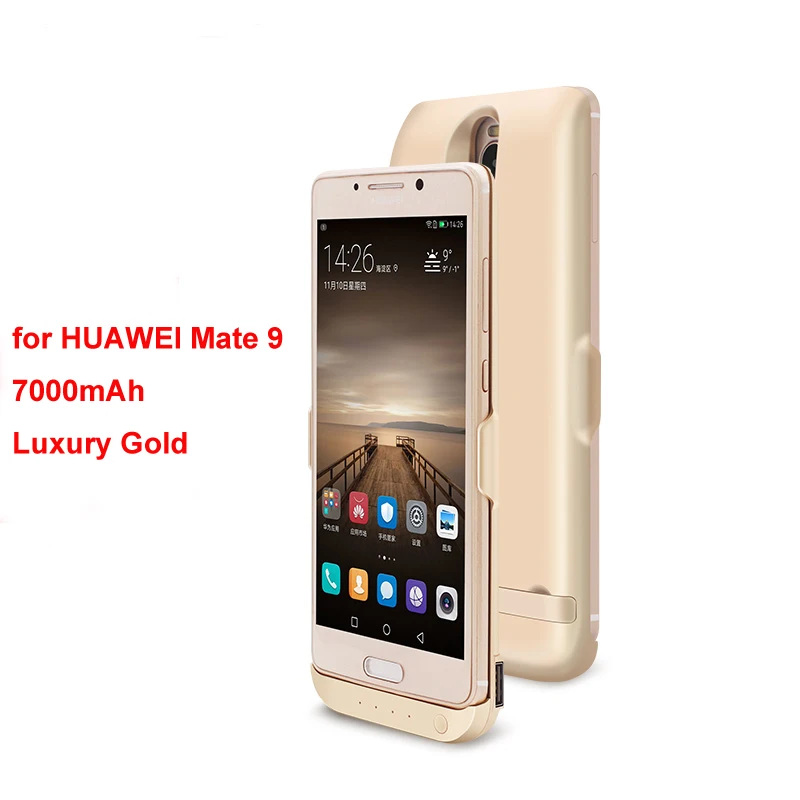 Аутентичный JLW 7000 mAh высокой емкости зарядное устройство чехол для Huawei Mate 9 внешний резервный аккумулятор клип перезаряжаемый чехол для телефона