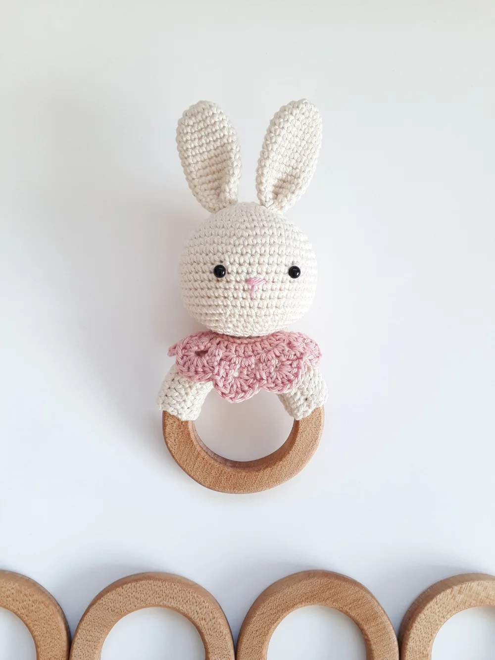 Crochê Brinquedos Amigurumi Boneca Coelho Família Modelo Número Xh0412035 5 Cheap Móbiles e chocalhos para bebês