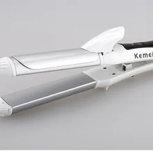 Многофункциональный выпрямитель для завивки керамический кудрявый стержень Керлинг палочка щипцы для волос щипцы для завивки и выпрямления волос стайлер Электрический волос