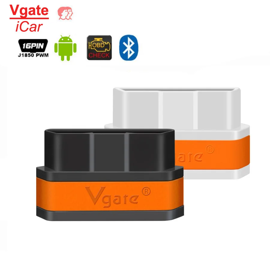 

Vgate iCar2 ELM327 Bluetooth OBD 2 Scanner iCar 2 Mini elm 327 auto obd2 Diagnostic-tool Interface for android OBDII Protocols