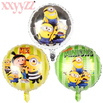 

XXYYZZ Air Balls Minions Balloons Despicable Me Balloon Helium Minion Party Decoration Balloon Printed