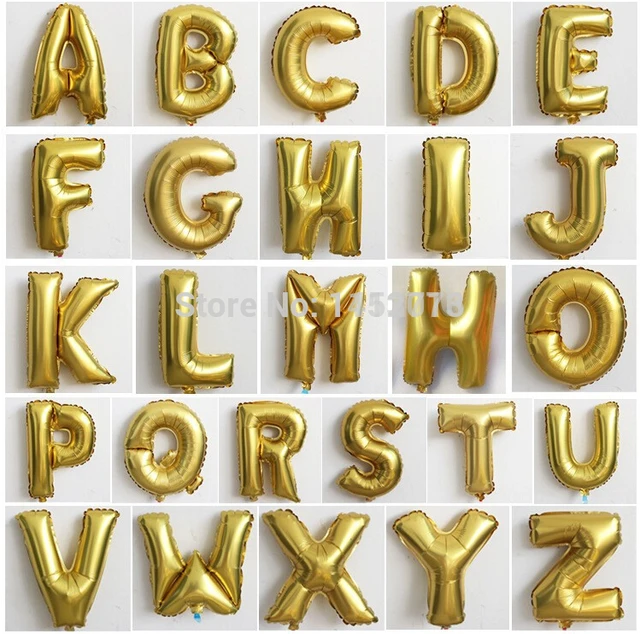 40 inch big letter a to z alphabet large foil balloons letters big letter balloons