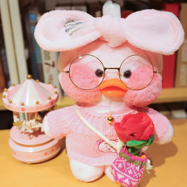 Kawaii Cafe Mimi Duck Plush Toy 3