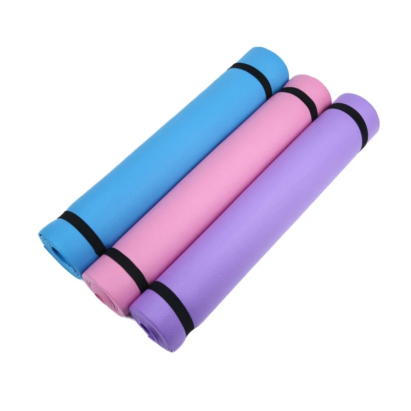 

4MM Thick Women EVA Fitness Comfort Foam Yoga Mat For Exercise Sports Yoga Plates Indoor Portable Tools