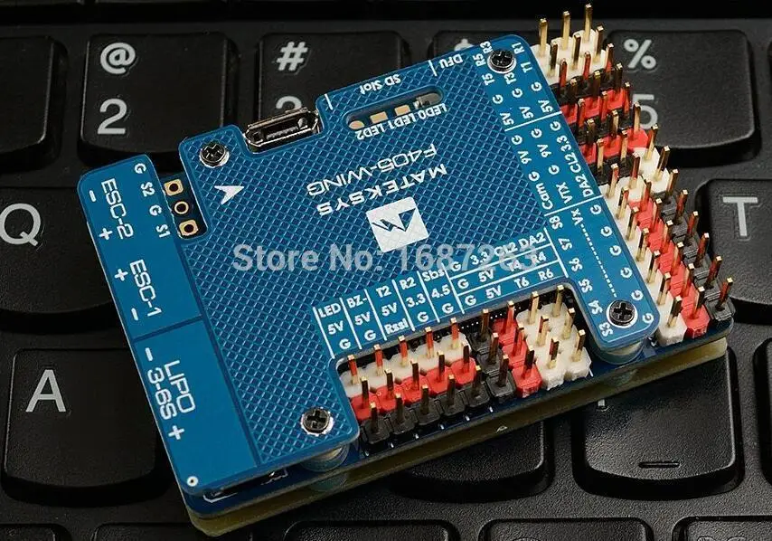 Matek System F405 WING плата контроллера полета встроенный инвертор для SBUS входного