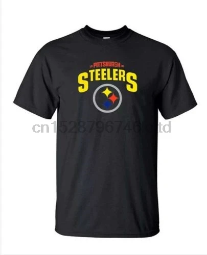 

Football Team Mens Steeler Cotton Short Sleeves Casual T Shirts Plus Size S 4Xl