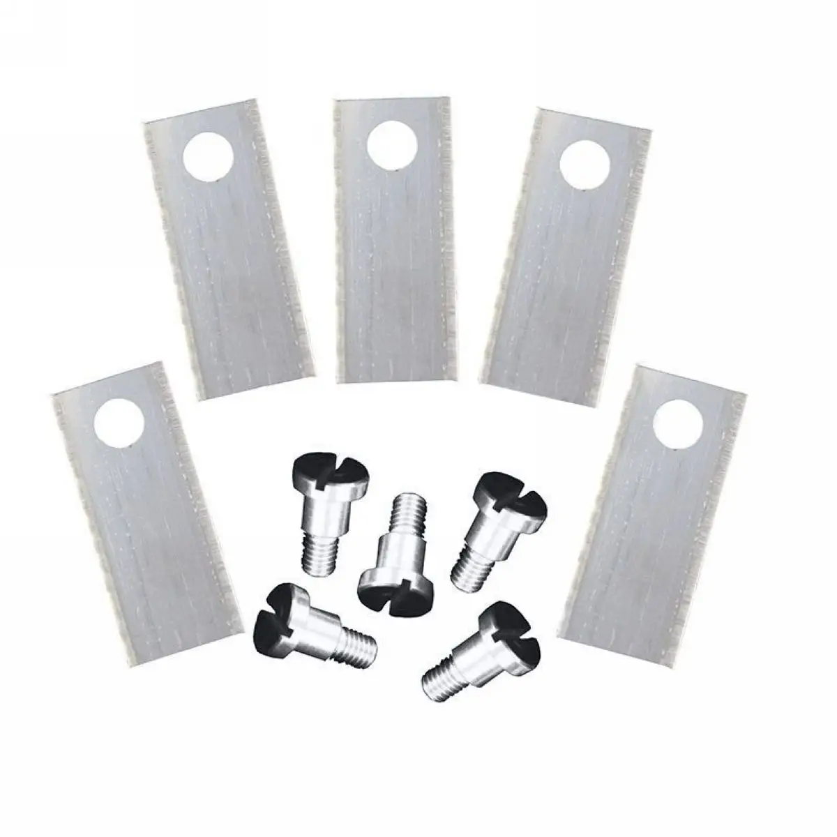 36PCS/set Auto Robot Mower Blade Lawnmower Blades & Screws 42*17.5*o.6mm Silver Tool accessories