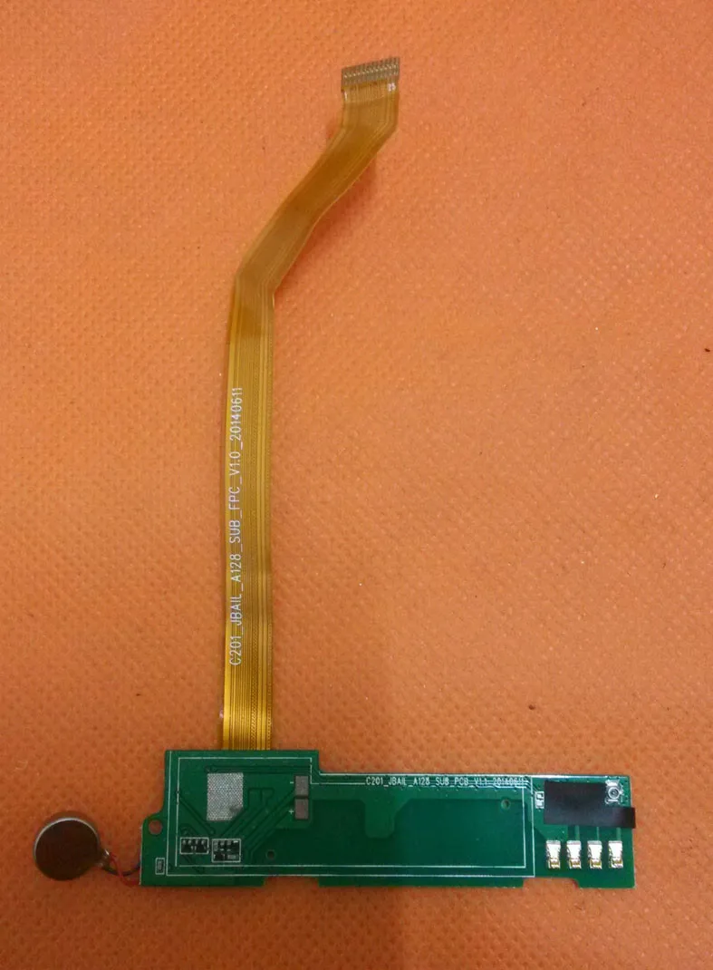 

Original Microphone Mic Board + vibration motor For Mlais M52 Red Note MTK6752 Octa Core 64 Bit 4G LTE 5.5" Free shipping
