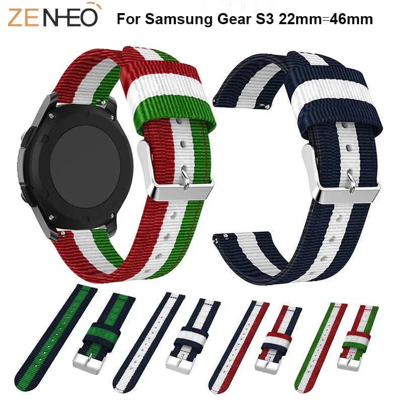 

Nylon Bracelet Strap For Samsung Gear S3 smart watch band new For Samsung Gear S3 wristband 46MM Replacement straps WatchBands