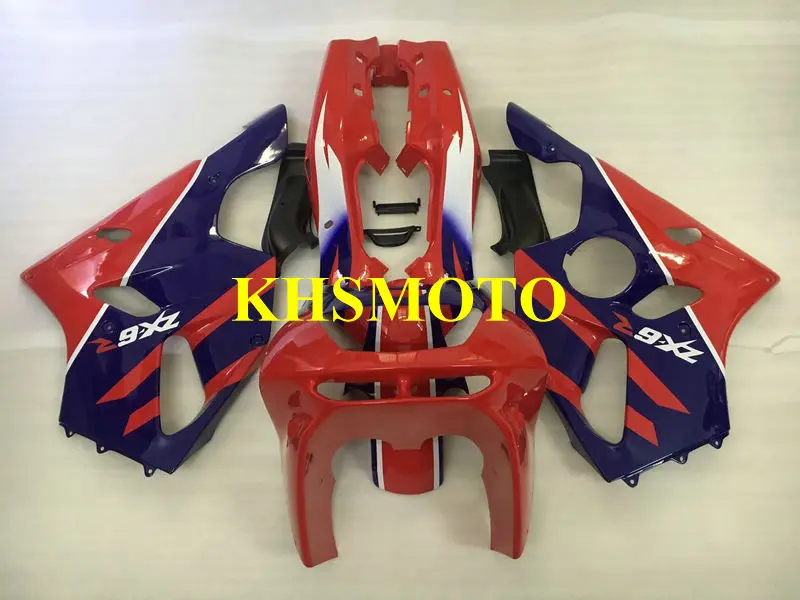 

Custom Fairing Kit for KAWASAKI Ninja ZX6R 94 95 96 97 ZX 6R 1994 1996 1997 ABS Red blue Motorcycle Fairings set+gifts KZ10