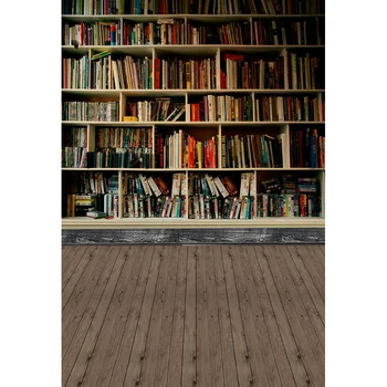 

Thin Vinyl photography backdrop Customize Newborn Studio Backdrop Digital Printing Background Bookshelf Seamless FU-155