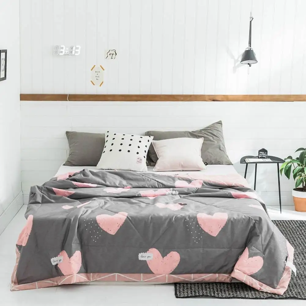 Svetanya, Хлопковое одеяло, тонкое одеяло, один двойной размер - Цвет: 20192060