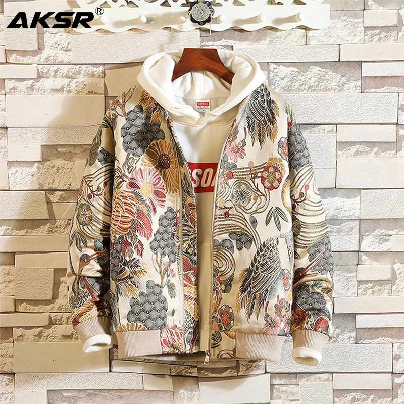 AKSR 2019Spring and Autumn New Style Japanese Embroidery Men Jacket Coat Man Hip Hop Streetwear Men Jacket Coat Jackets AKSR 2019Spring and Autumn New Style Japanese Embroidery Men Jacket Coat Man Hip Hop Streetwear Men Jacket Coat Jackets