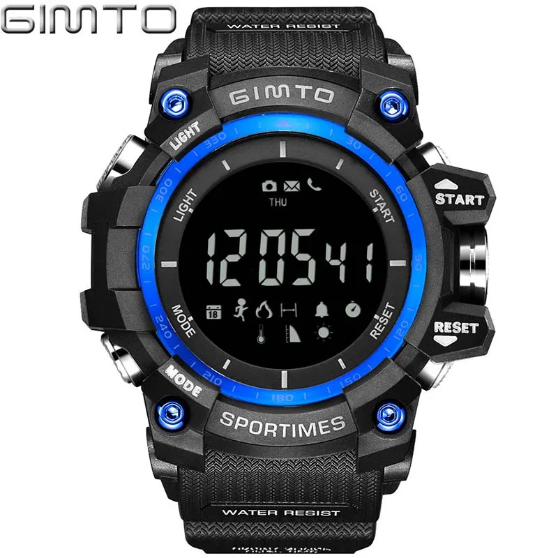 Brand LED Stopwatch Digital Sport Watches Men Clock Waterproof