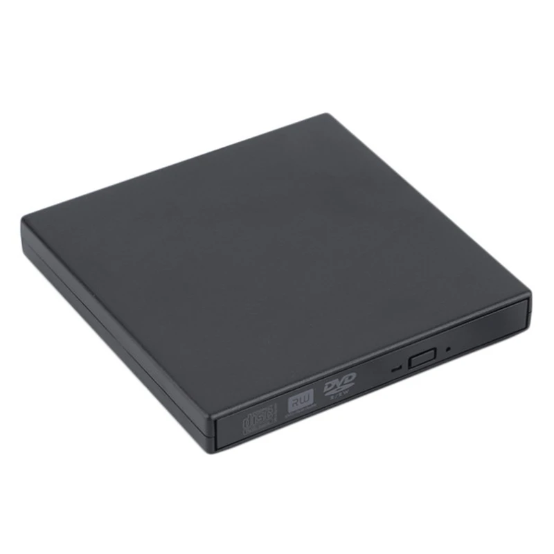  HOT-External Usb 2.0 Cd Dvd Rom Player Optical Drive Dvd Burner Reader Dvd Recorder For Wind8/8.1/1