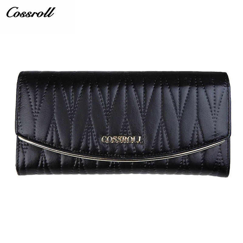 

Cossroll Brand Luxury Genuine Leather Women Wallet Female Evening Purse Credit Card Holder Clutch