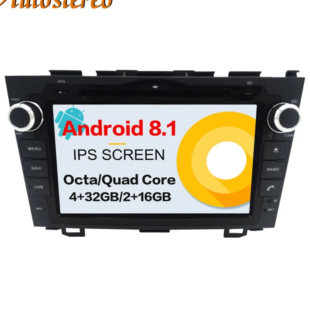 

Android 8.1 Car DVD Player GPS navigation For Honda CRV CR-V 2006-2011 head unit multimedia player 2 din radio tape recorder IPS