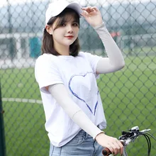 1 пара унисекс УФ Солнцезащитный велосипед велосипедные перчатки без пальцев манжеты защита рук для женщин и мужчин перчатки без пальцев длинные летние рукава 1131