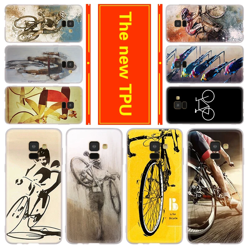 

Phone for Samsung Galaxy A50 A10 A20 A30 A60 A70 a750 a6 a8 a9 a7 2018 Plus a3 a5 a7 2016 2017 Cover Case BIKE CYCLING