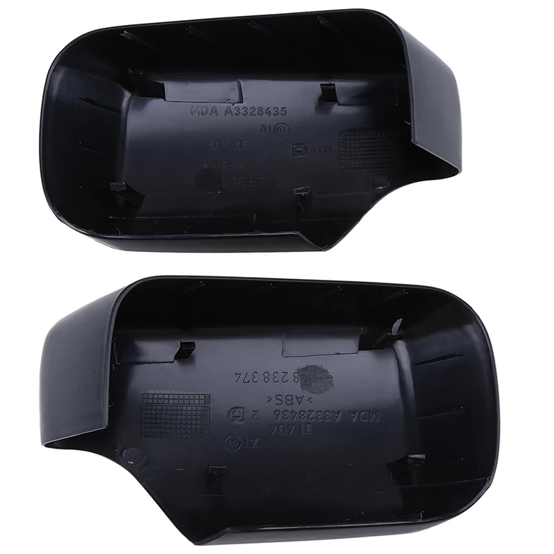 

Car Side Mirror Housing Rearview Mirror Cover Caps Fit for BMW 3 Series E46 Sedan 1998-2005.02 Auto Exterior Shells Matte Black