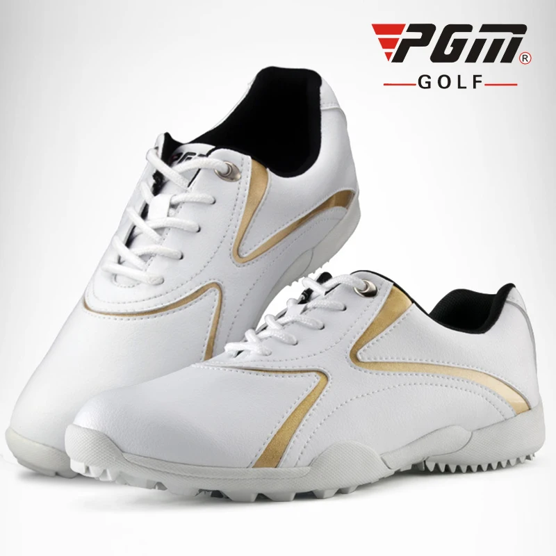 

PGM Golf Shoes Women Brand Sports Shoes 2017 Professional Golf Sneakers Spike Sports Shoes Breathable Golf Shoes Verni A Ongle