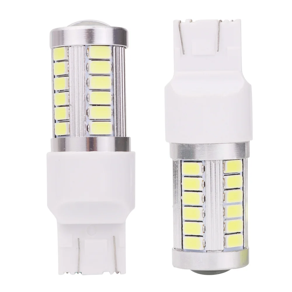 Carsty Non CK стробоскоп 1 шт. Новый светодиод T20 W21w W21/w W21 5w 7443 7440 Canbus лампа без ошибок